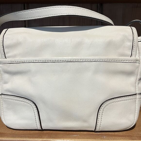 Coach Hadley Leather field bag Chalk Silver Gorgeous F29763 Crossbody Hangtag - Picture 11 of 13